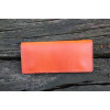 Dámská velká kožená peněženka - oranžová
